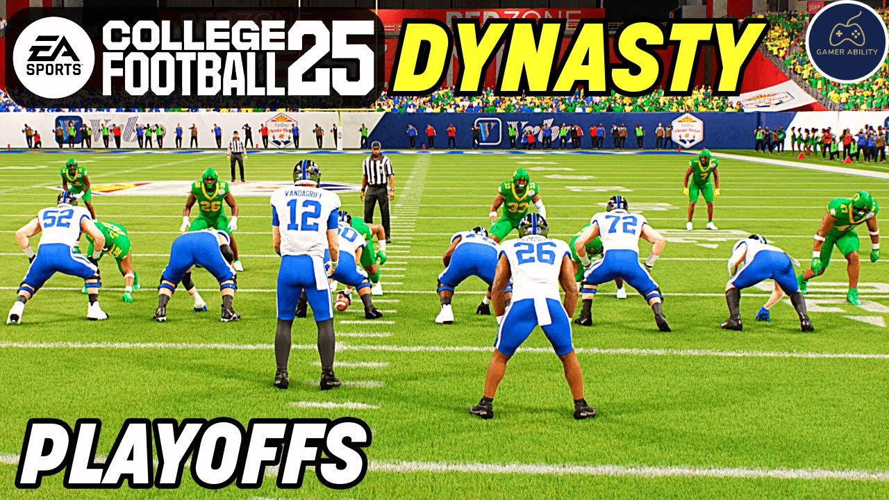 College Football 25 Dynasty Mode Part 32! CFB PLAYOFFS SEMIFINALS