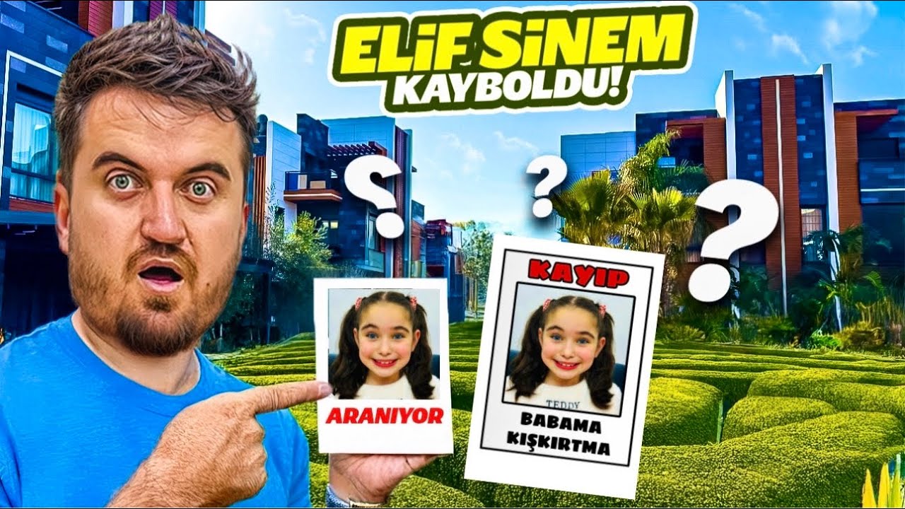 ELİF SİNEM KAYBOLDU ŞAKASI YAPTIK !! BABAMA DEV KIŞKIRTMA !!