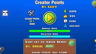 So I got my 1st Creator Points...