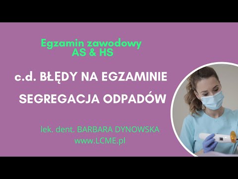 Odpady-segregacja gdzie to wyrzucić? BŁĘDY z egzaminów MED.01 MED.02