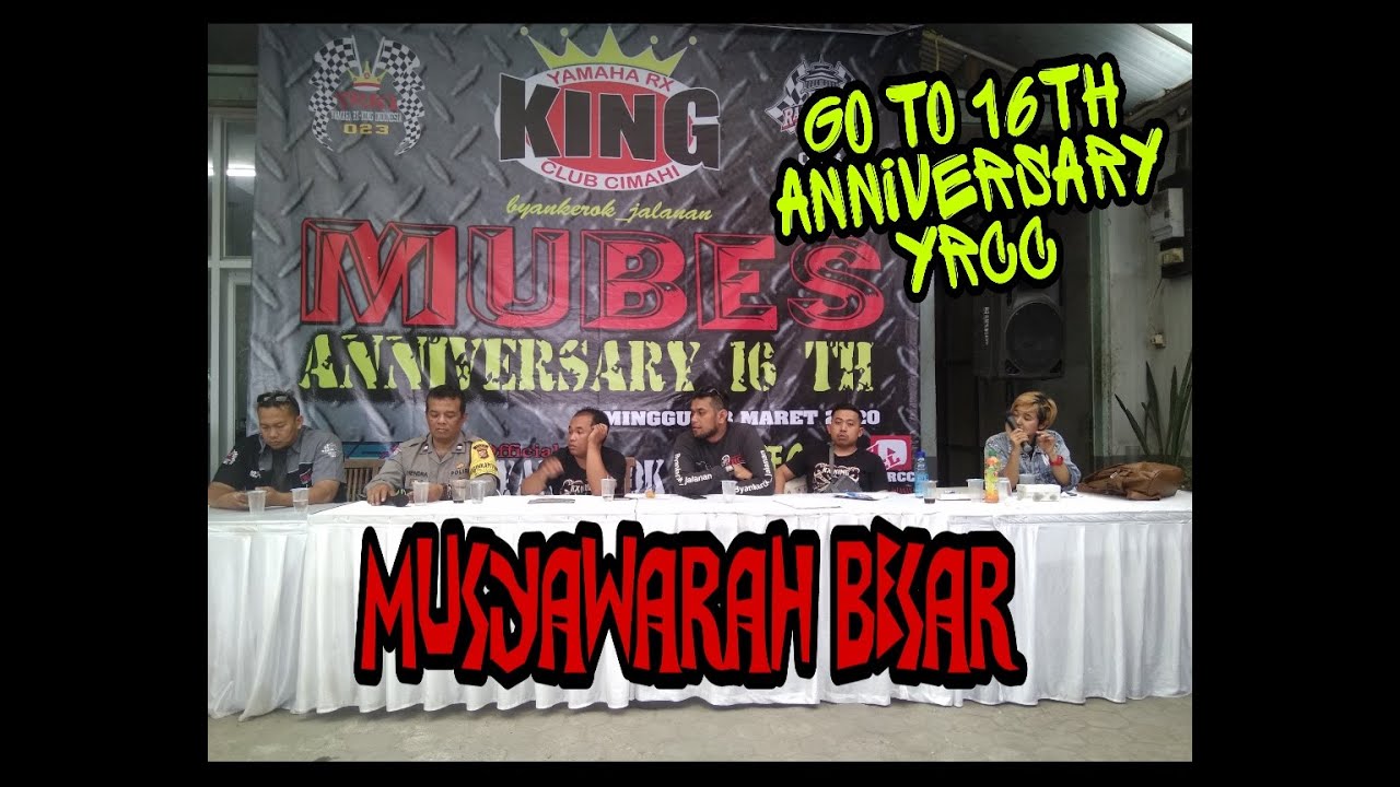 MUSYAWARAH BESAR Go to 16th Anniversary Yamaha Rx  King  