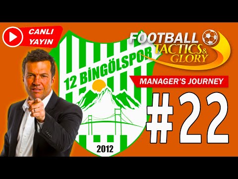SÜPER LİG DÜŞMAN BAŞINA! 12 Bingölspor! Football Tactics & Glory Manager Kariyeri #22