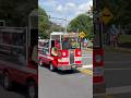 Mini Fire Truck in NC Transportation Museum Fire Truck Festival Parade #nchistory #shorts #firetruck