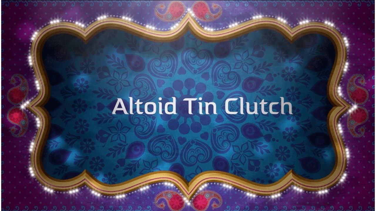 Empty Altoids Tin? Create Mini Purse/Clutch Creative DIY | thecreativelady