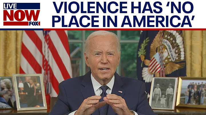 WATCH: Full Biden Oval Office address after Trump rally shooting | LiveNOW from FOX