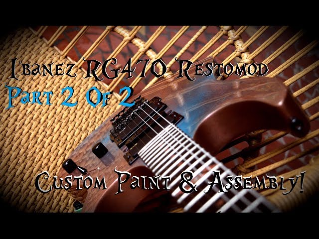 Ibanez RG470 Restomod 2: Paint & Assembly - YouTube
