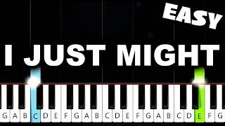 Bruno Mars - I Just Might - EASY Piano Tutorial