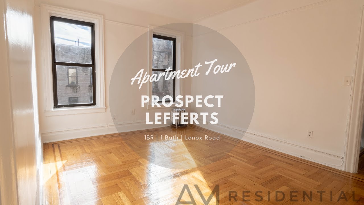 Video Tour One Bedroom Apartment at Lenox Road, Prospect Lefferts