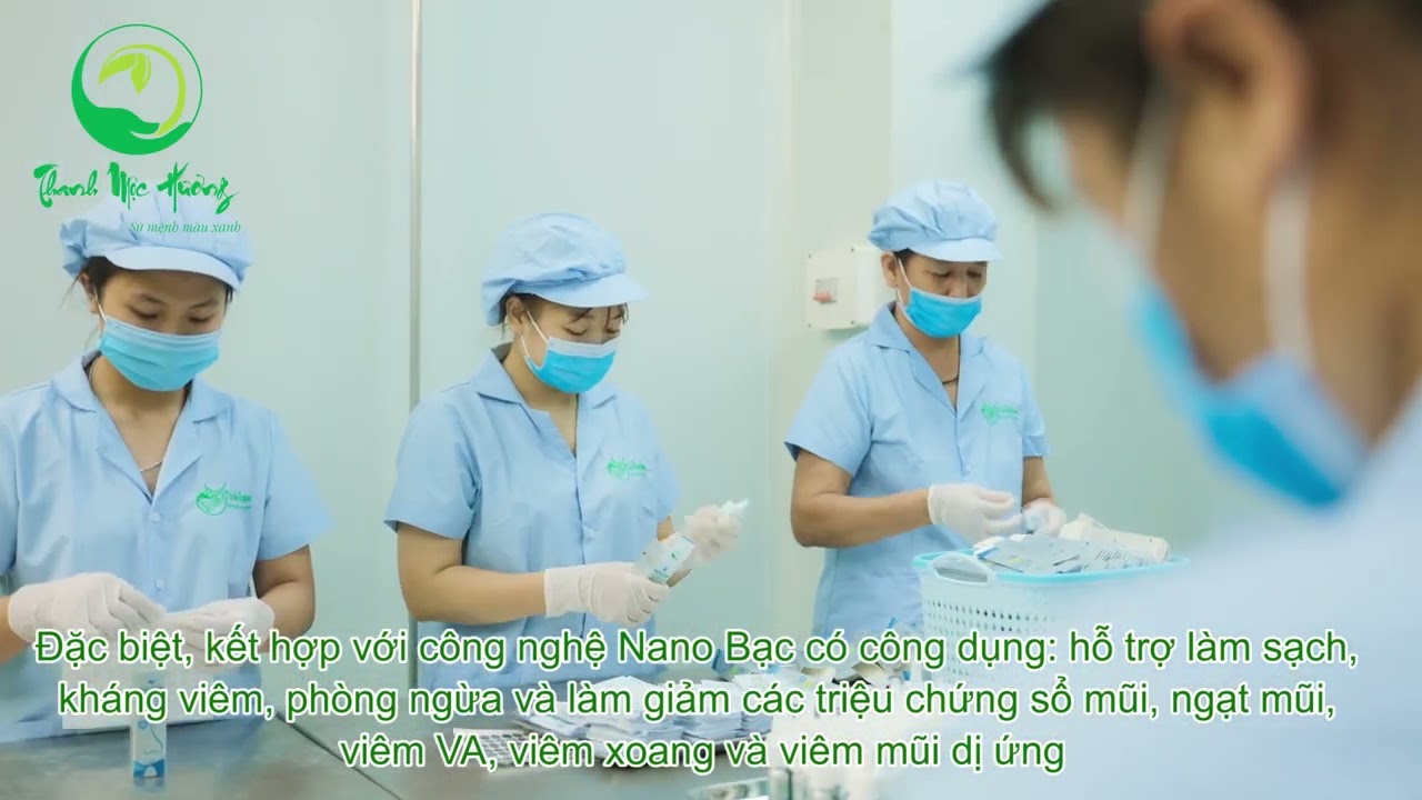 Dây Chuyền Sản Xuất Xịt Mũi Họng VA Dr.Hương Thanh Mộc... - youtube
