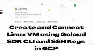 Create and Connect GCP Linux VM using GCLOUD SDK CLI and SSH Keys/Terraform and GCP for Beginners