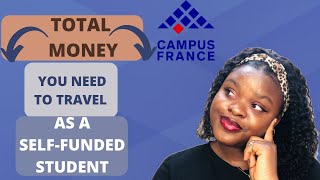 TOTAL COST OF TRAVELLING TO 🇫🇷AS A SELF-FUNDED STUDENT|| HOW MUCH YOU NEED TO BUDGET