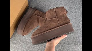 UGG Classic Mini Platform Boot Chestnut
