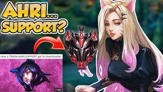 This video said Ahri SUPPORT is good in grandmasters so I tried it... IN GRANDMASTERS ft. llstylish