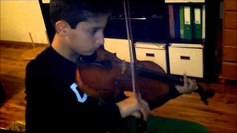 Thumbnail of Arash plays Indian war dance violin