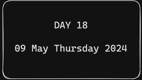 🚀 Day 18 (May 09 2024) || #75Hard Challenge! 💪