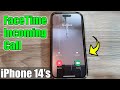 Incoming call on facetime iphone 14 pro  ios 16 reflection ringtone