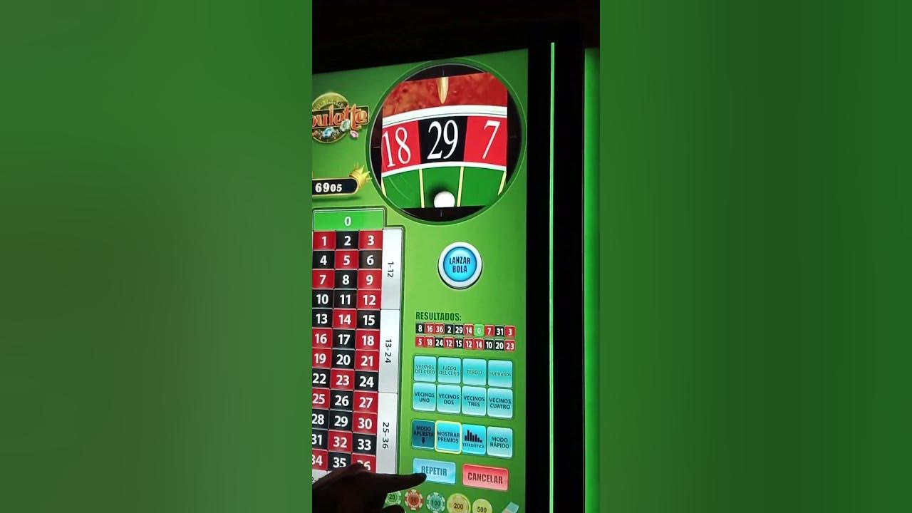 RULETA EN MAQUINA TRAGAPERRAS EN UN BAR DE ESPAÑA casino ruleta 