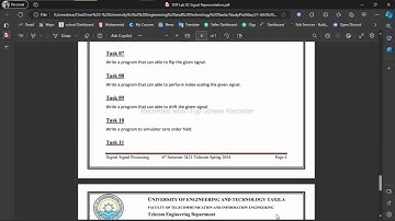 DSP||21-TE-119||Signal Representation|| #MATLAB|| lab2#tutorial #matlab