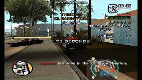 GTA SA Epic cop chase part 1 LSPD