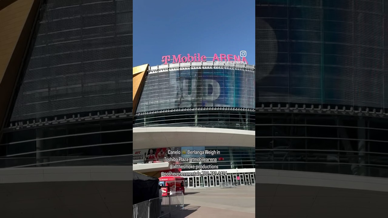 Canelo ⭐️ Berlanga Weigh in EventToshiba Plaza @tmobilearena 🥊 Posh Express Rentals | Las Vegas, NV
