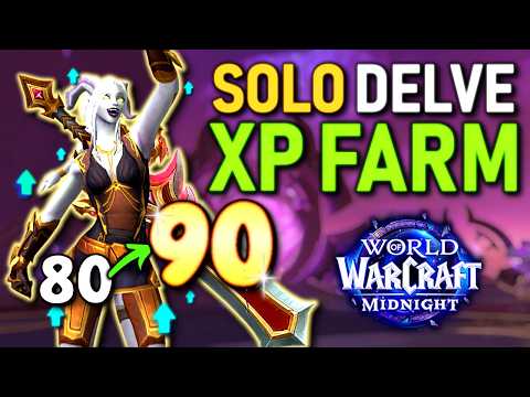 Level 80-90 SOLO With This Easy Delve XP Farm