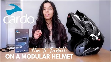 How to Install a Cardo Packtalk Edge on Modular Helmet