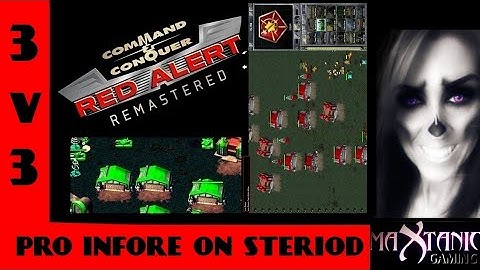3 on 3 Command & Conquer Red alert Remastered PRO MATCH! INFORE ON STEROID.