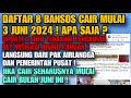 8 BANSOS CAIR 3 JUNI ! 2 UPDATE TERAKHIR BLT MITIGASI RISIKO PANGAN SUDAH SAMPAI MANA ? KAPAN CAIR ?