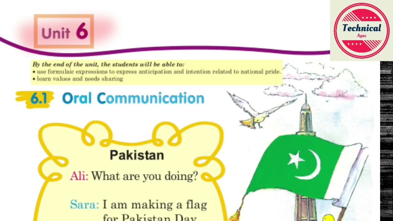 Pakistan, Class 2 Unit 6, English to sindhi translation 