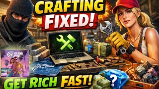 CRAFTING IS BACK!😱Grand Mobile RP Crafting System FIXED+FULL Beginner Guide ,Locations & Blueprints