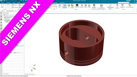 Kolben - Piston (7 cylinder radial engine) - Siemens NX Training - Part Design