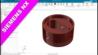 Kolben - Piston (7 cylinder radial engine) - Siemens NX Training - Part Design
