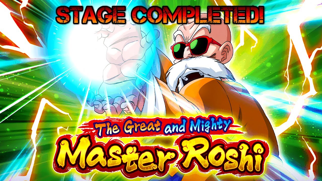 Master Roshi Battle New Dokkan Event: The Great and Mighty Master Roshi Stage Completed ...