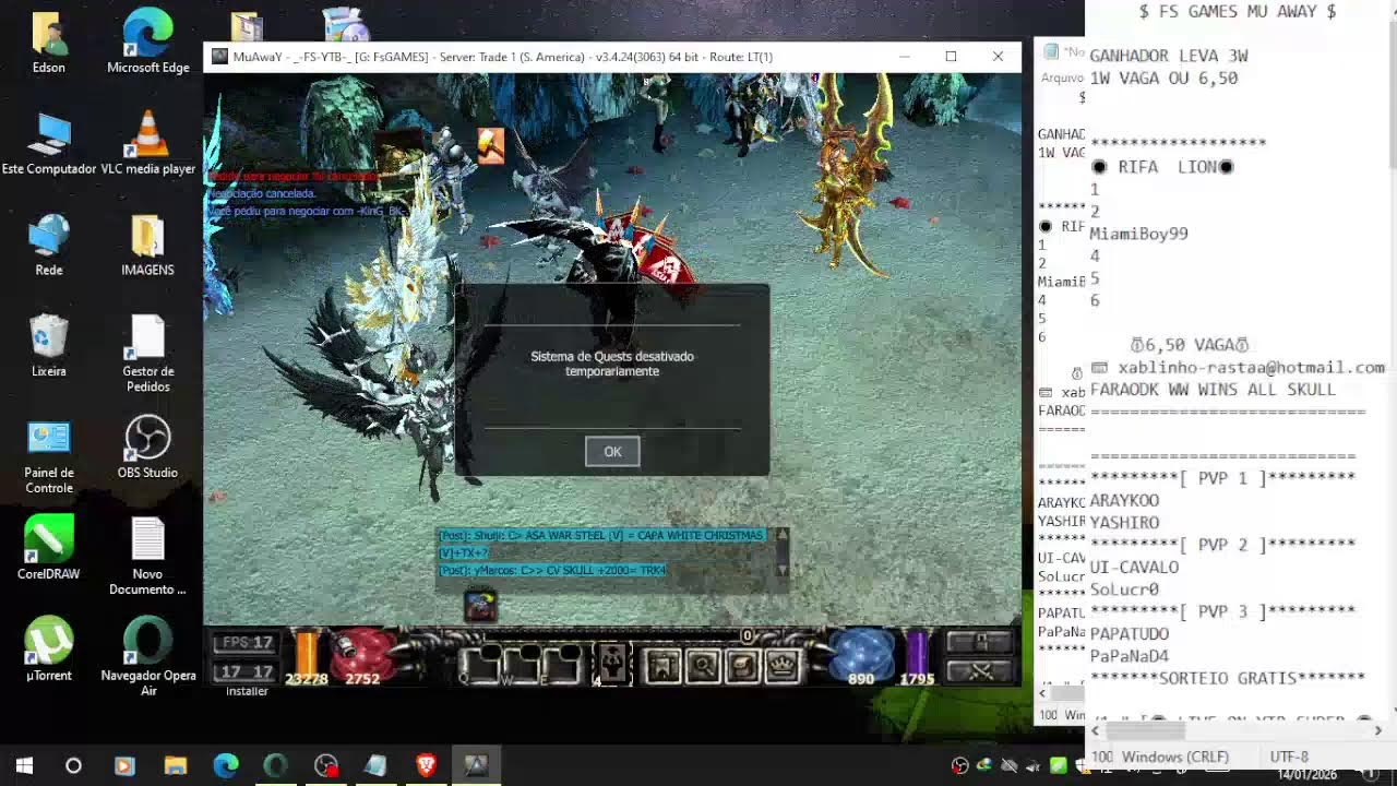 FS GAMES , MU AWAY PADRÃO WAR