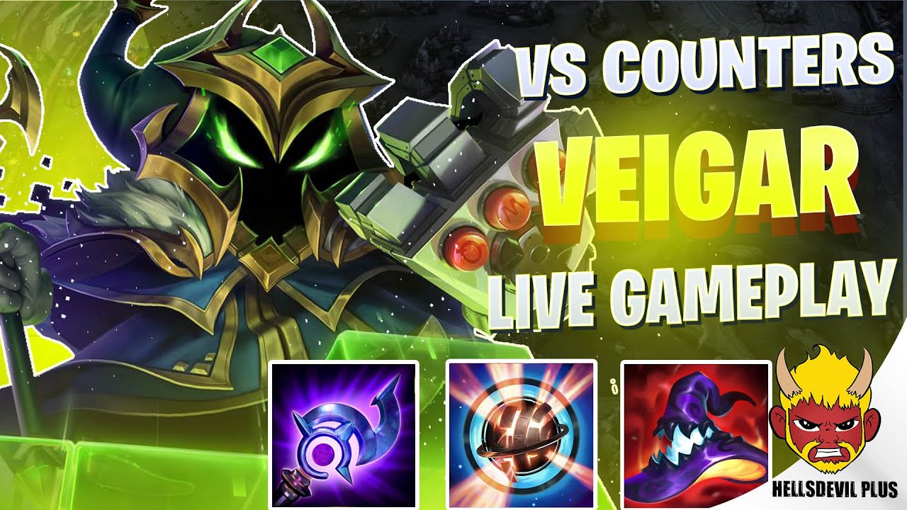 I Picked Veigar VS Counters - Wild Rift HellsDevil Plus Gameplay