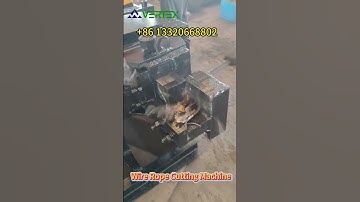 Wire Rope Cutting Machine #cuttingmachine #rebarcutting #wirerope #industrial #tools