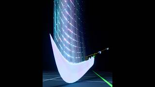Procedural weapon trail effect from Kpop Demon Hunters in Blender