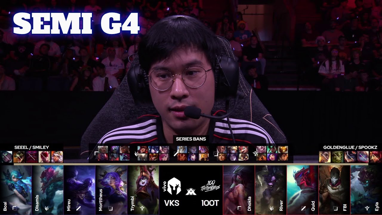 100T vs VKS - Game 4 | Semi Final LTA 2025 South vs North | 100 Thieves vs Vivo Keyd Stars G4 full