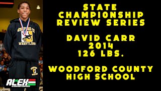 State Wrestling Championship match review w/ David Carr (Woodford County; 2014 126 lbs.)