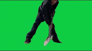 Green Screen: Jesse Pinkman Digging Breaking Bad (1080P)