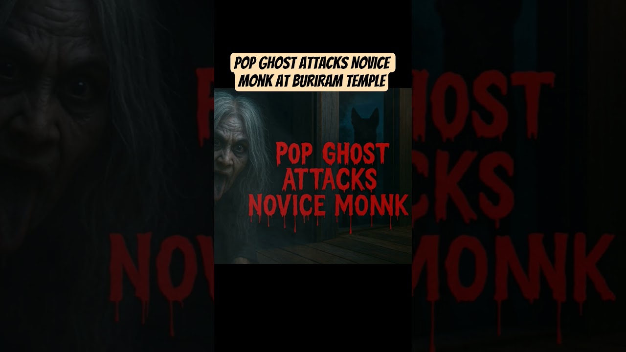 Pop Ghost Attacks Novice Monk at Buriram Temple 