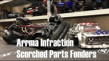 Arrma Infraction Scorched Parts Fenders