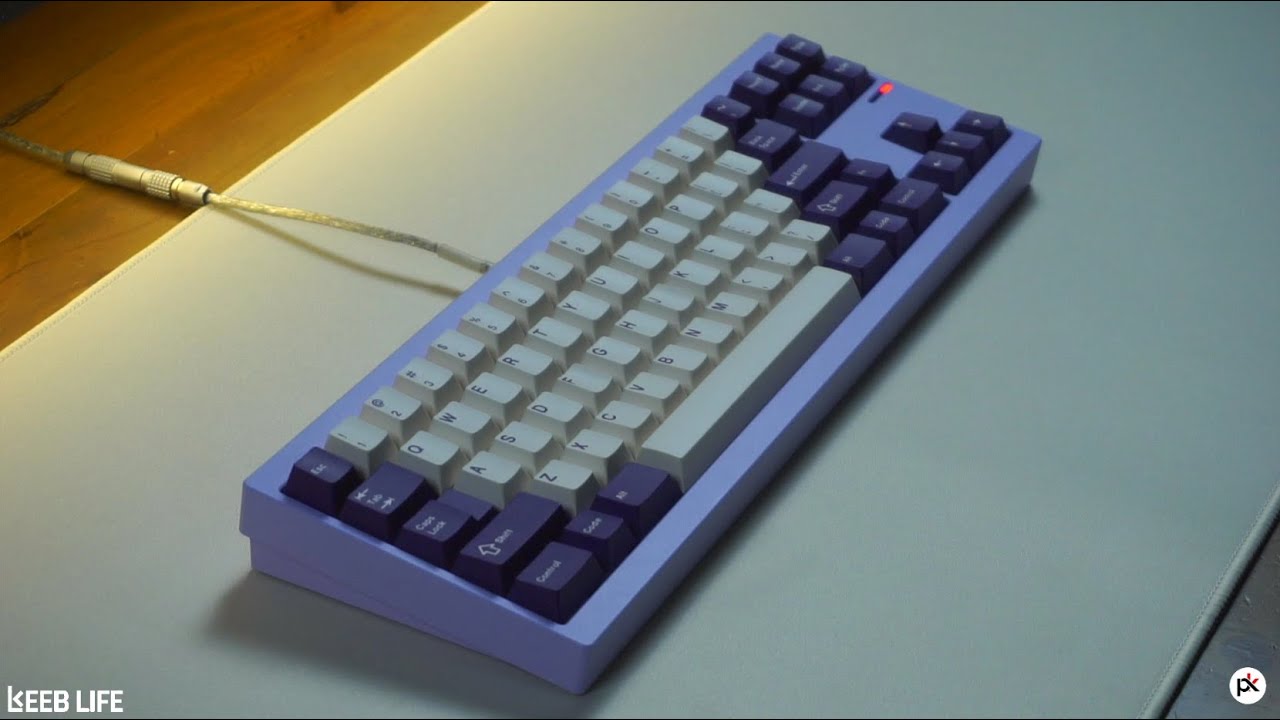 Cycle7 w/ CK Haimu Pastel Thistle Switches