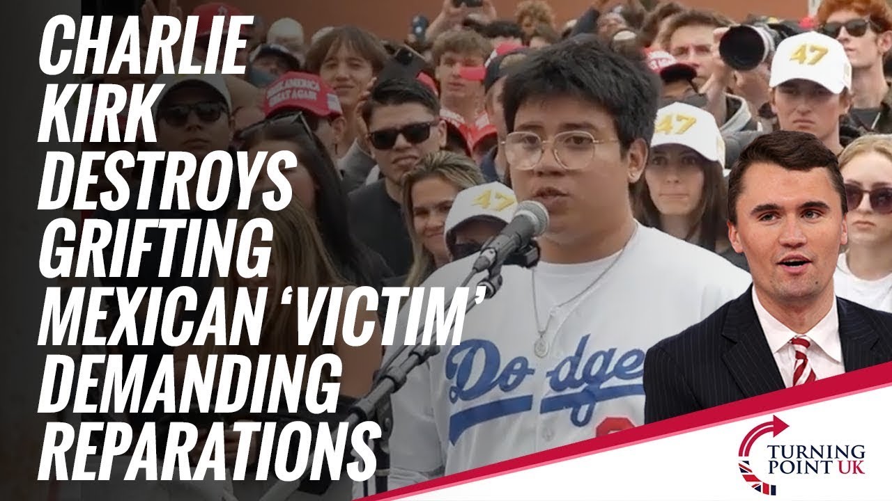 Чарли Кирк разгромил мошенника-мексиканца, выдающего себя за жертву и требующего репараций.