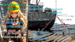 Hibbeler Statics 3D Spatial Forces Masterclass: Solving Hibbeler Problems 2-101 & 2-103 Like a Pro!