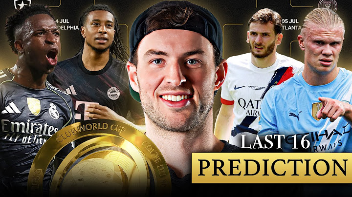 My FIFA Club World Cup Round of 16 Predictions!