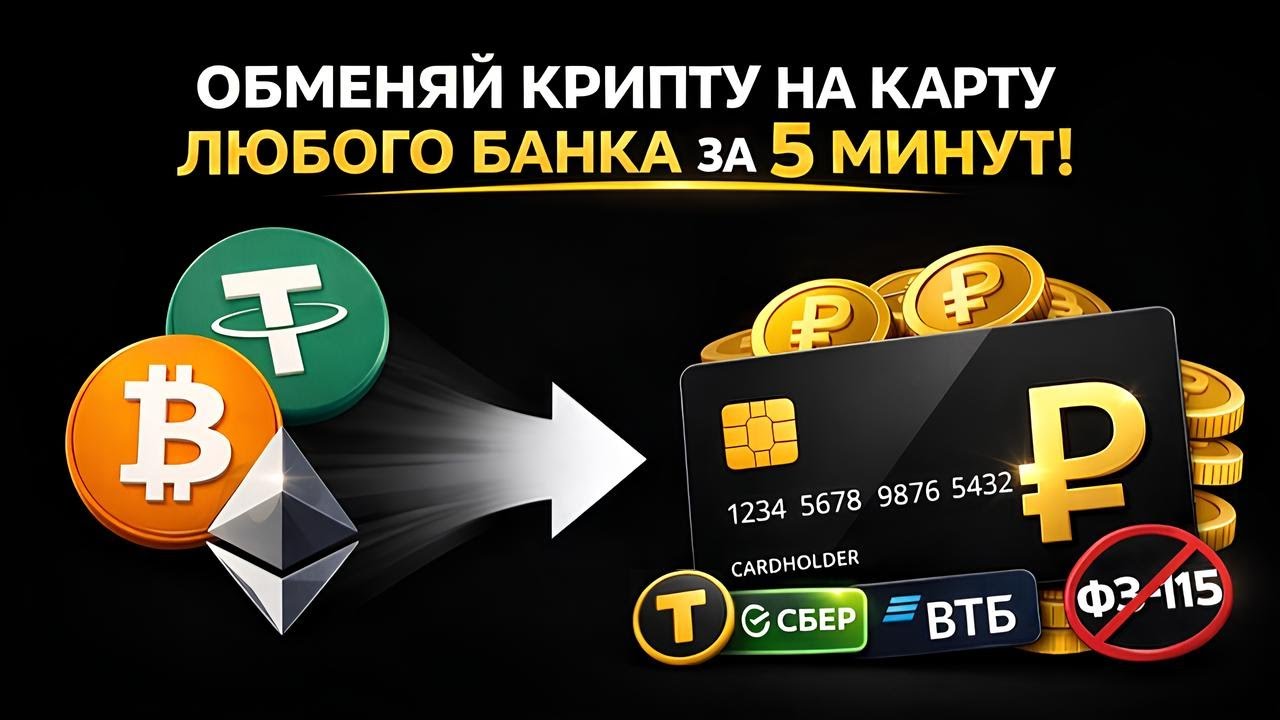 КАК ОБМЕНЯТЬ КРИПТУ НА РУБЛИ? САМЫЙ НАДЕЖНЫЙ СПОСОБ БЕЗ ФЗ-115