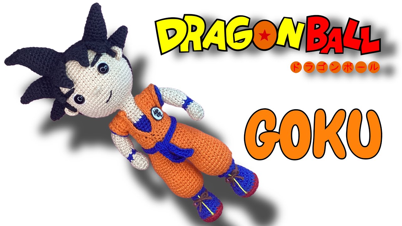 GOKU DRAGON BALL AMIGURUMI 2/3  #gokuacrochet #dragonball #tutorialgoku