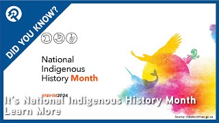 Did YOU Know? June is National Indigenous History Month? Host Cody, shares the meaning of this month