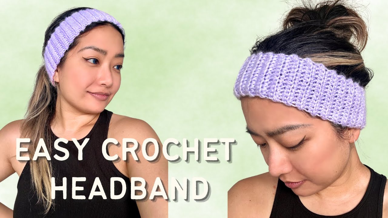 Beginner Crochet Headband Kit, Adult Craft Gift Set, Chunky Headband, New  Fun Hobby Tutorial, Anniversary, Relax Care Package, Gradient Yarn 